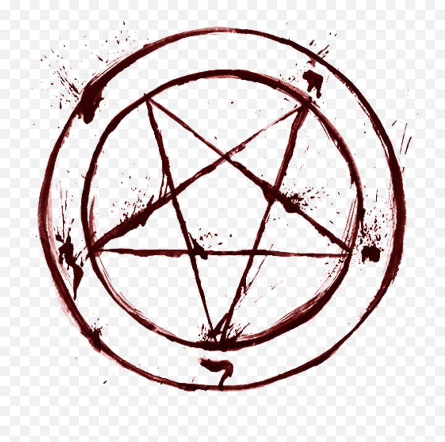 Download Hd Blood Satan Pentagram - Satanic Pentagram Png,Pentagram Png