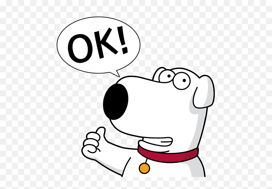 Download Hd Brian Stewie Peter - Family Guy Brian Line Sticker Family Guy Png,Stewie Griffin Png