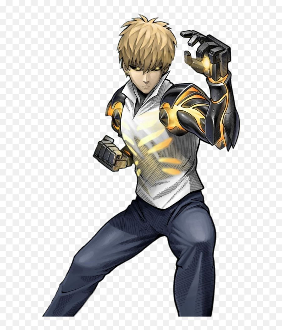 Check Out This Transparent One Punch Man Character Genos Png - Genos One Punch Man Png,Man With Gun Png