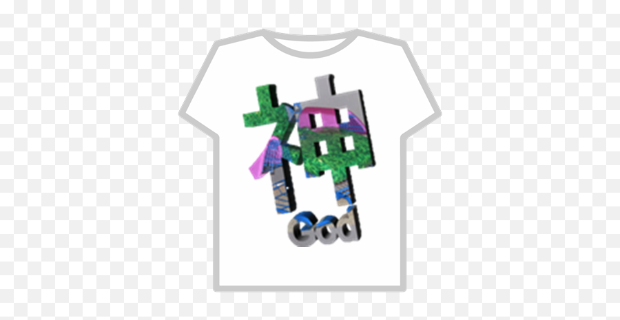 Vaporwave God Transparent - Roblox Roblox Vaporwave T Shirt Png,Vaporwave Transparent