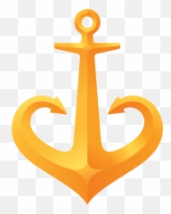 Vector Emblem Of Odessa Anchor - heart tourist logo and in png