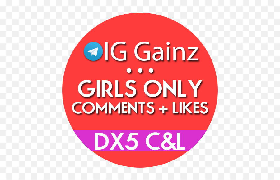 Telegram - Iggainz Girls Only Dx5 C U0026 L Logo Hiphopsnackcom Circle Png,L Logo Design