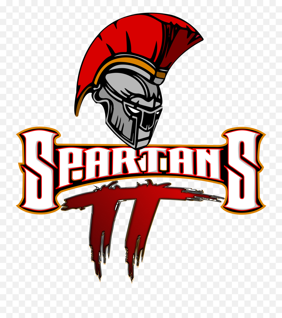 Spartans Tt - Spartans Volleyball Logo Clipart Full Size Red Spartan Logo Png,Volleyball Logo