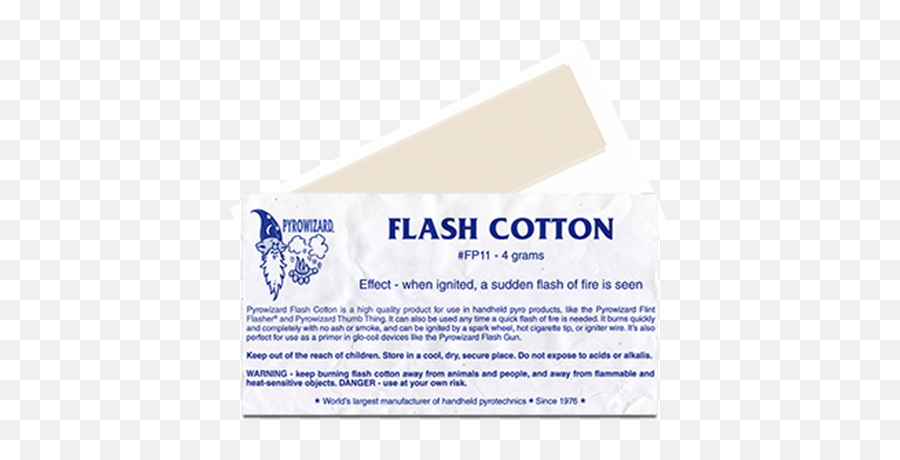Theatre Effects Pyrowizard Flash Cotton - 4 Grams Document Png,Flash Effect Png