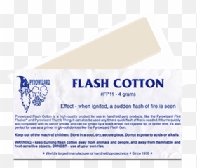 Theatre Effects Pyrowizard Flash Cotton - 4 Grams Document Png,Flash Effect Png