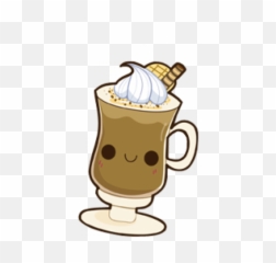 Kawaii Food Milkshake Freetoedit - Dibujos De Comida Kawaii Capuchino Kawaii Png,Comida Png