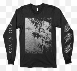 Frail Hands Logo Black Longsleeve - Loma Prieta Merch Png,Hands Logo