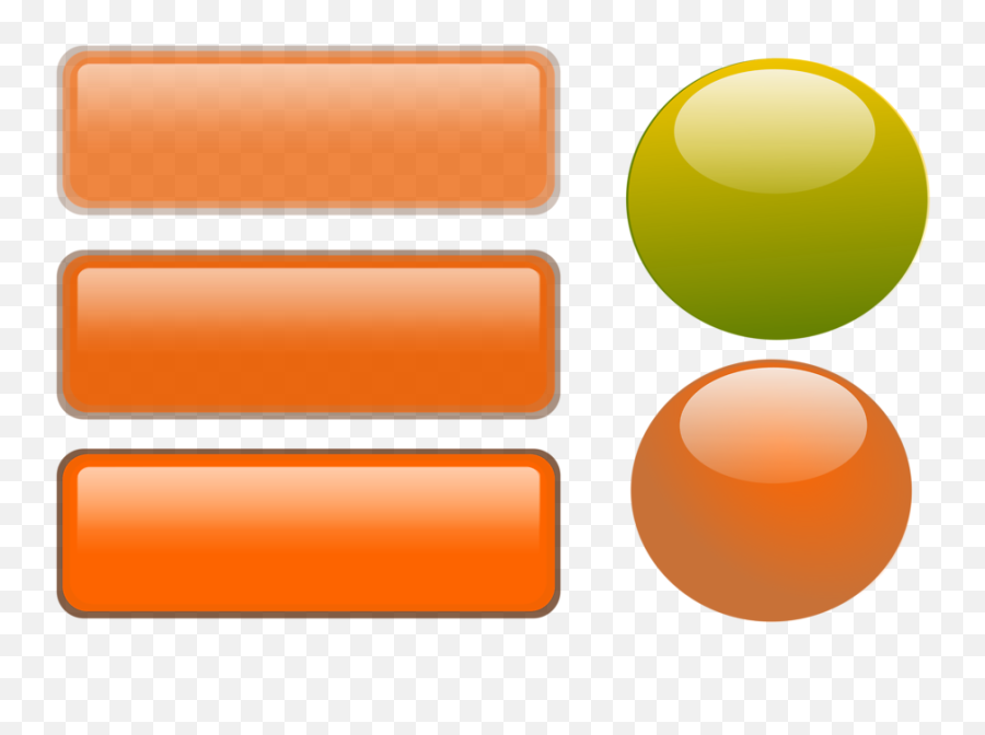 Download Blank Web Button Png - Orange Button Blank Transparent Background,Blank Button Png