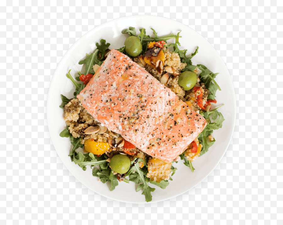 Download Fully Cooked Meal With Healthy - Cooked Salmon Png,Salmon Png