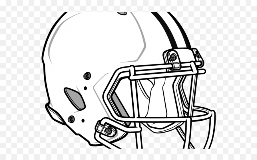 Football Drawing Png Image - Nfl Helmet Coloring Pages,Football Outline Png