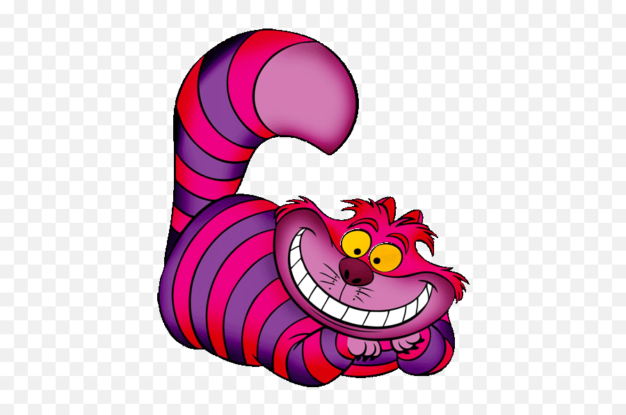 Alice In Wonderland - Transparent Cheshire Cat Gif Png,Cheshire Cat Png