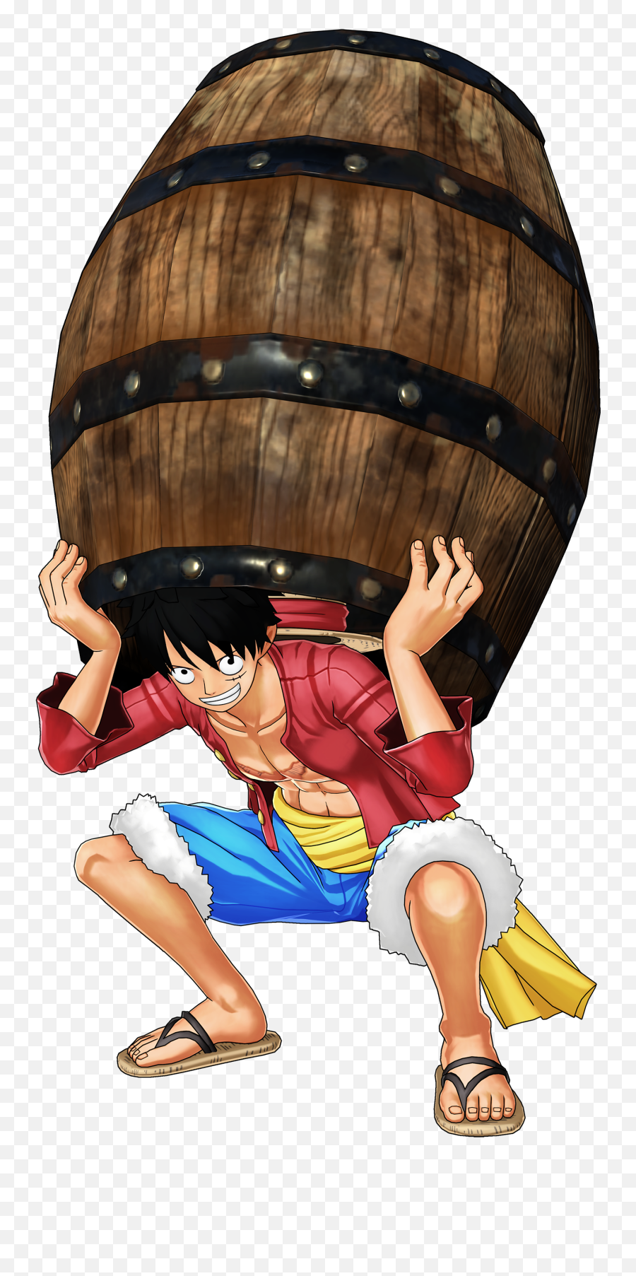 Hd One Piece World Seeker Luffy - Barrel One Piece Luffy Png,Luffy Transparent