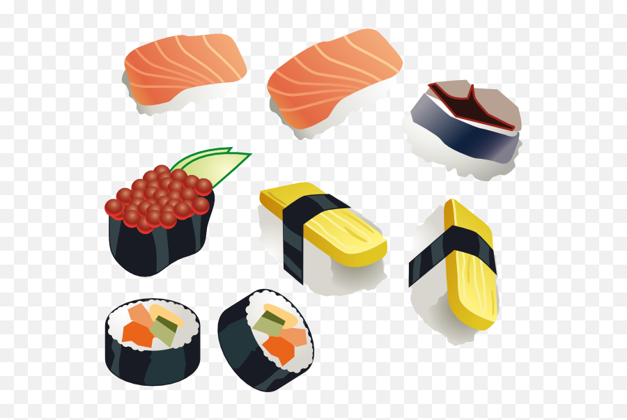 Sushi Clipart Transparent Cartoon - Sushi Clipart Png,Sushi Clipart Png
