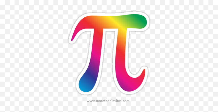 Pretty Pi Clipart Math Best - Rainbow Pi Symbol Png,Pi Png