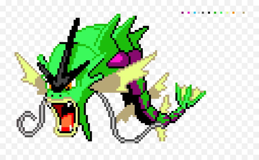 Gyarados Pixel Art Maker - Gyarados Png,Gyarados Png