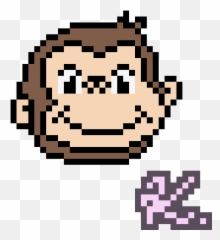 Curious George Pixel Art Maker - Curious George Pixel Png,Curious George Png
