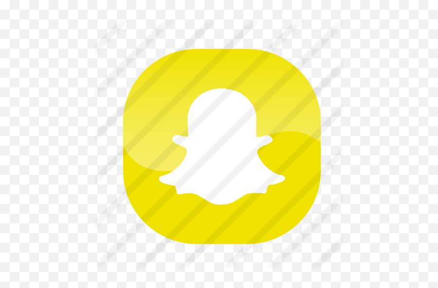 Snapchat - Free Social Media Icons Horizontal Png,Snapchat Icon Transparent Background