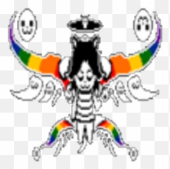 Temmie The Temflake God - Clip Art png
