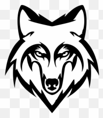 Wolf Black And White Png Transparent