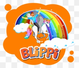 Deedee Figueroa - Rainbow With Clouds Transparent Png,Blippi Png
