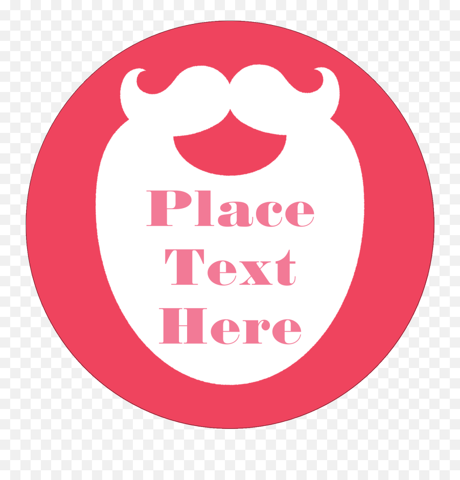 Santa Beard Predesigned Template For Your Next Personal Or - Circle Png,Santa Beard Transparent Background