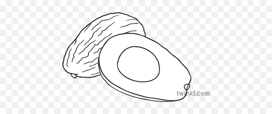 Avocado Aguacate Black And White - Fresh Png,Aguacate Png