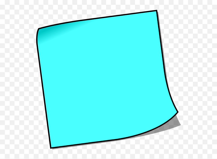 Post It Note Clipart Free Image - Sticky Notes Vector Clipart Png,Post It Note Transparent Background
