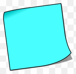 Post It Note Clipart Free Image - Sticky Notes Vector Clipart png