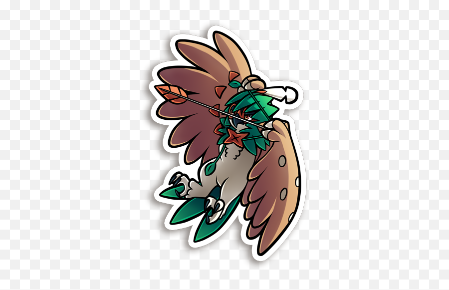 Decidueye Vinyl Sticker Sold - Fictional Character Png,Decidueye Png