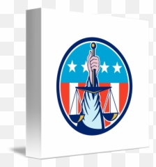 Justice Circle Retro - Vertical png