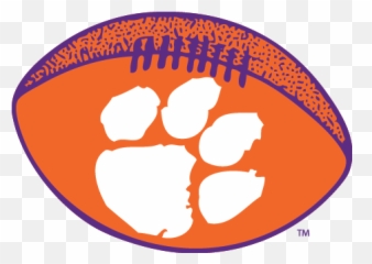 Retro Clemson Tigers - Logo Football png