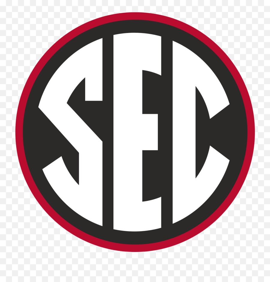 Sec Logo In Georgia Colors - Georgia Bulldogs Sec Logo Png,Uga Logo Png