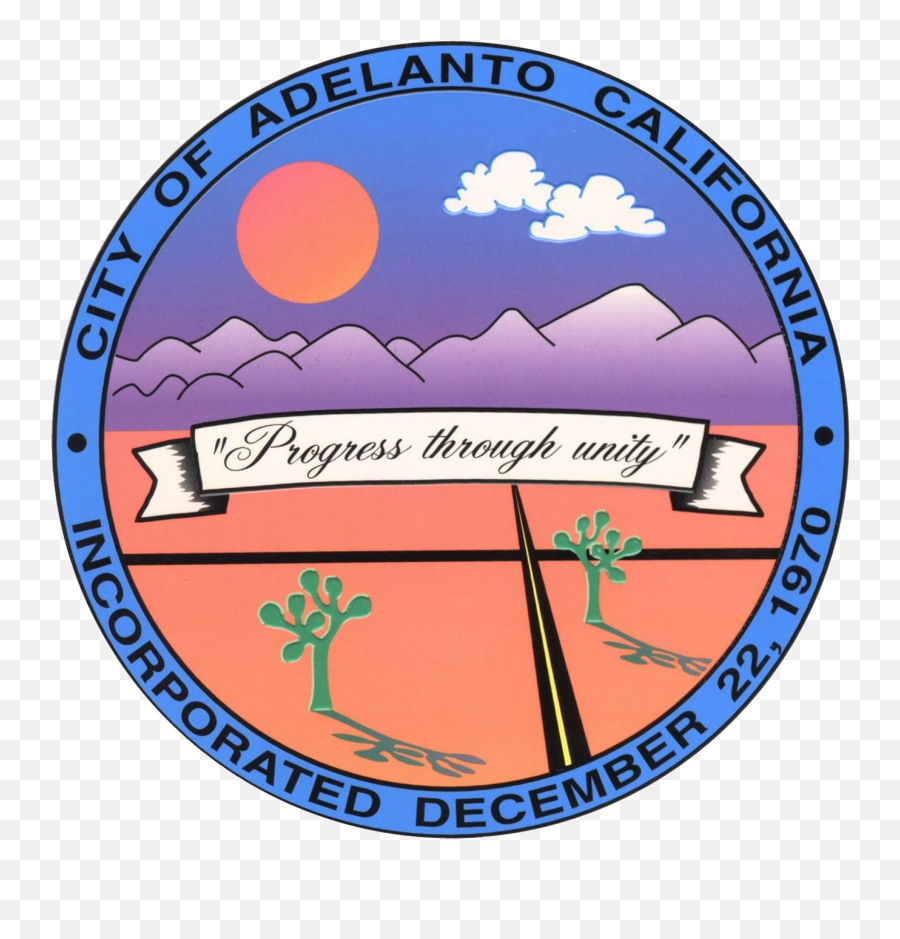 Seal Of Adelanto California - City Of Adelanto Logo Png,Rated R Png