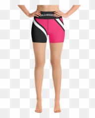 Pink Black Stripe Shorts Kerys Nathan Png