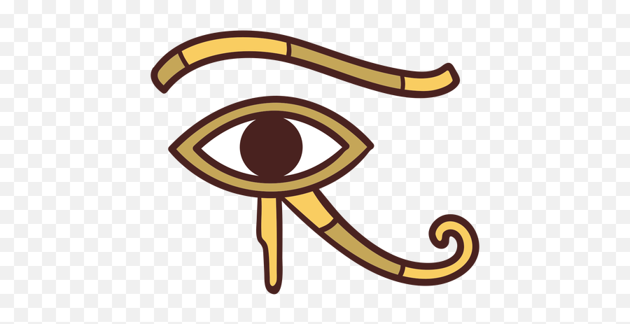 Egyptian Symbol Eye Of Horus Hand Drawn - Ojo De Horus Png,Eye Of Horus Png