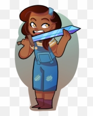 Minecraft Diamond Sword Clipart - Full Size PNG Fictional Character