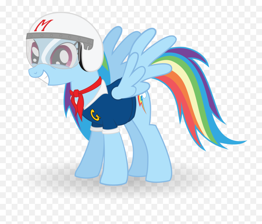 Download Justablankflank Rainbow Dash Safe Speed Racer - Rainbow Dash Commander Hurricane Png,Speed Racer Png