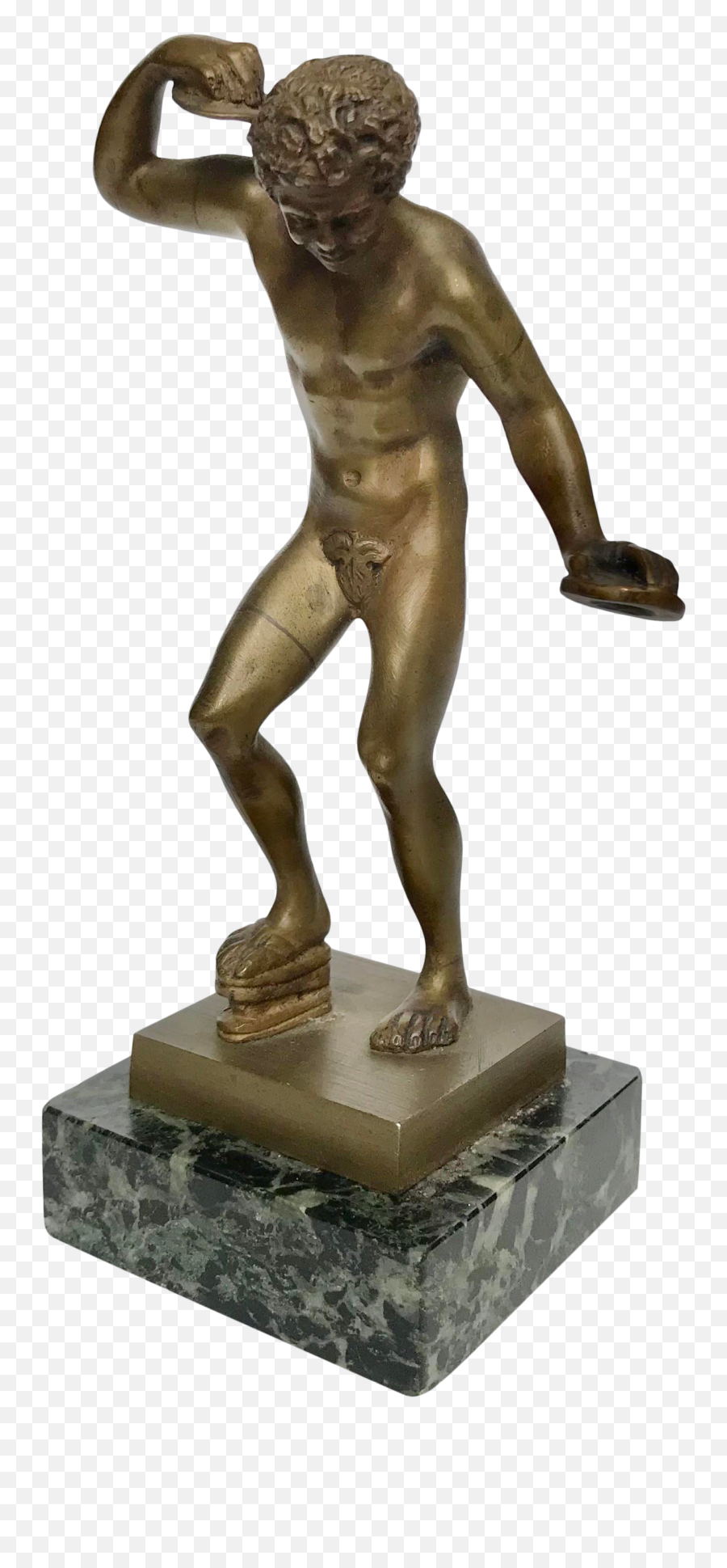 Ancient Roman Athlete Statue Png