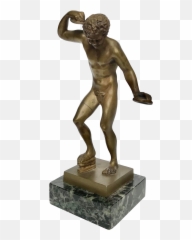 Ancient Roman Athlete Statue Png
