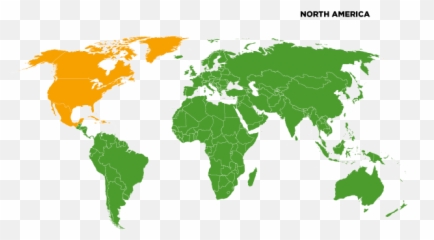 North America - World Map png