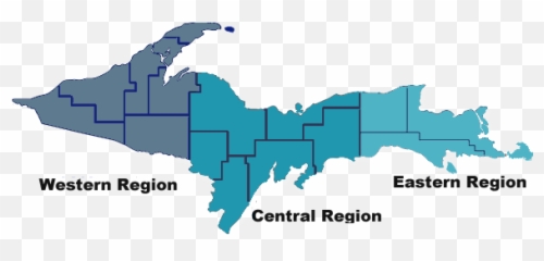 Upper Peninsula Michigan - Michigan Upper Peninsula Png,Michigan Outline Transparent