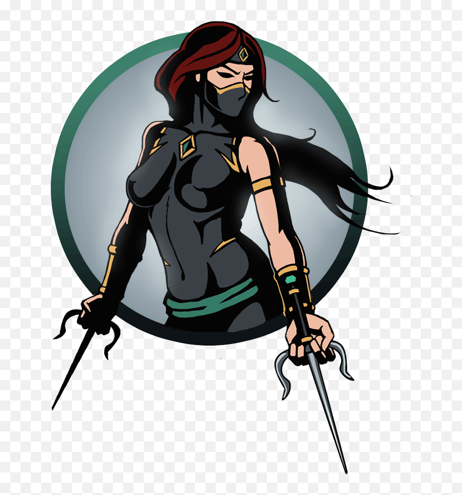 Ninjapng - Ninja Girl Sai Icon Shadow Fight 2 3897675 Shadow Fight 2 Sexy Ninja,Fight Icon