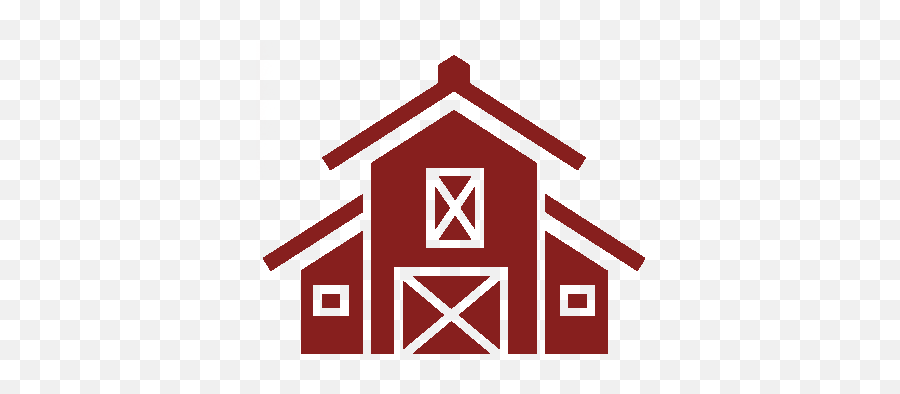 Barn Icon - Cartoon Barn Black Png,Barn Icon Png