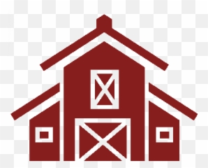 Barn Icon - Cartoon Black png
