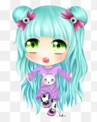 Cute Anime Girl Goth Png - Gothic