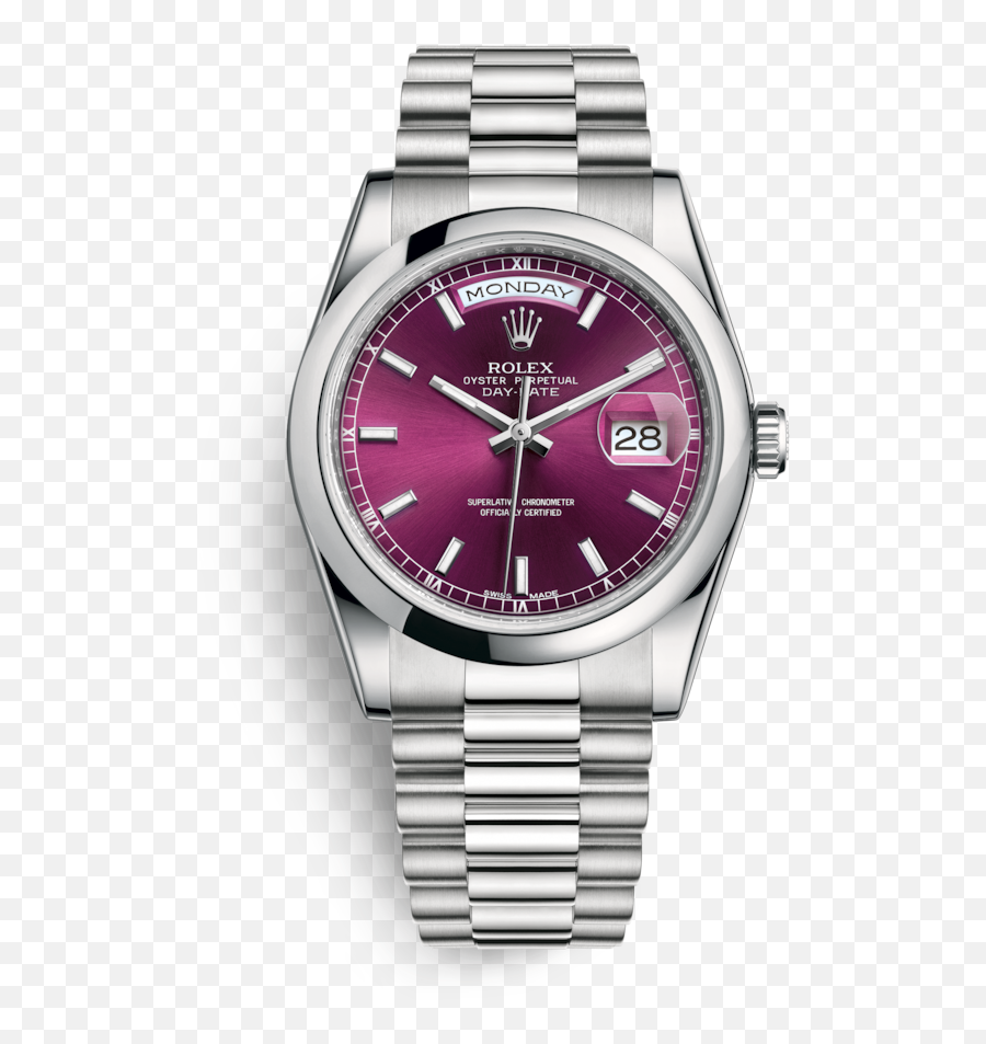 Download Daytona Datejust Perpetual Watch Rolex Day - Date Rolex Day Date 36 Gold Diamond Png,Icon Retro Daytona