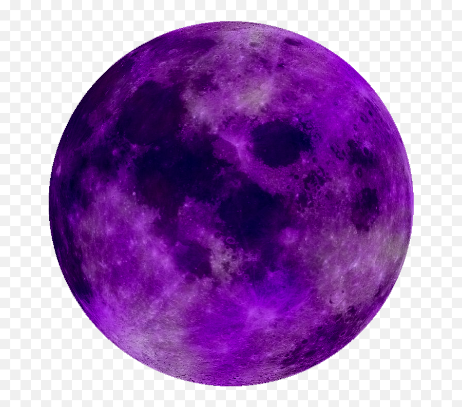 Download Purple Moon Png - Purple Moon Png,Moon Transparent Background