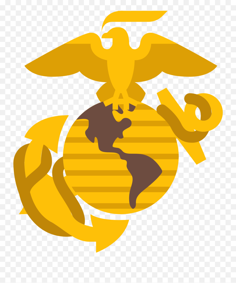 Free Marine Corps Icon Of Flat Style - Available In Svg Png Ega Marine Logo Yellow,Sailor Mercury Icon