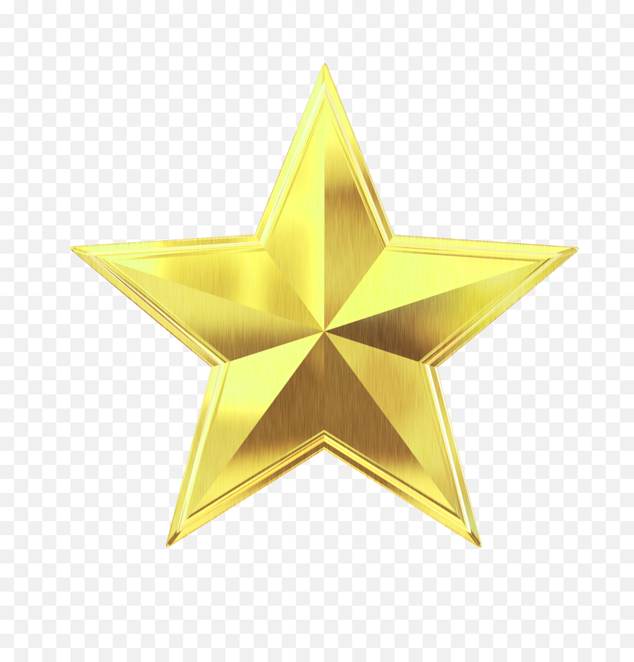 5 Gold Star Transparent Png Clipart - Star Png,Golden Stars Png