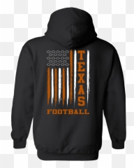 Texas Team Colors Football Flag Unisex Hoodie - Blackxxxl Hooded png